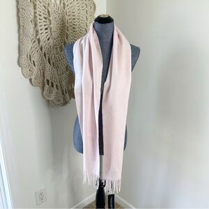 Saks Fifth Avenue Light Pink Cashmere Scarf
